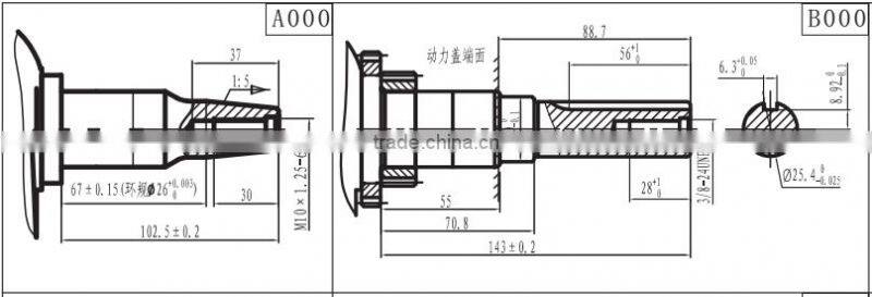 OHV 190f single cylinder gasoline engine 13hp