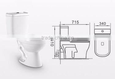 China Supplier Ceramic Pan Chinese Style American Standard Squat Toilets