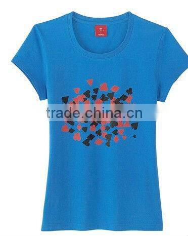 100% Cotton Printed Custom T-shirt From Bangladesh Readymade Garments Manufacturer 2014