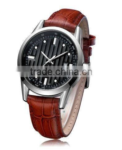 Top quartz brand high quality stainless steel case luxury watches for men