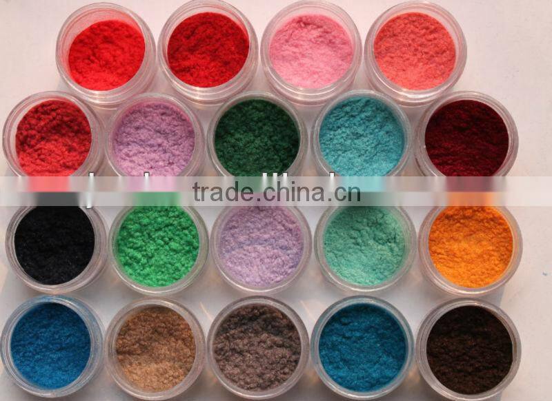 Hot sales nail flocking powder cashmere powder