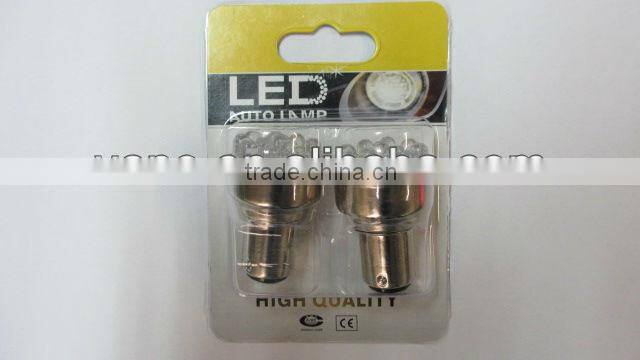 100% Waterproof BA15S/BA15D/BAY15D 9 Leds 12v 24v motorcyel LED Bulb