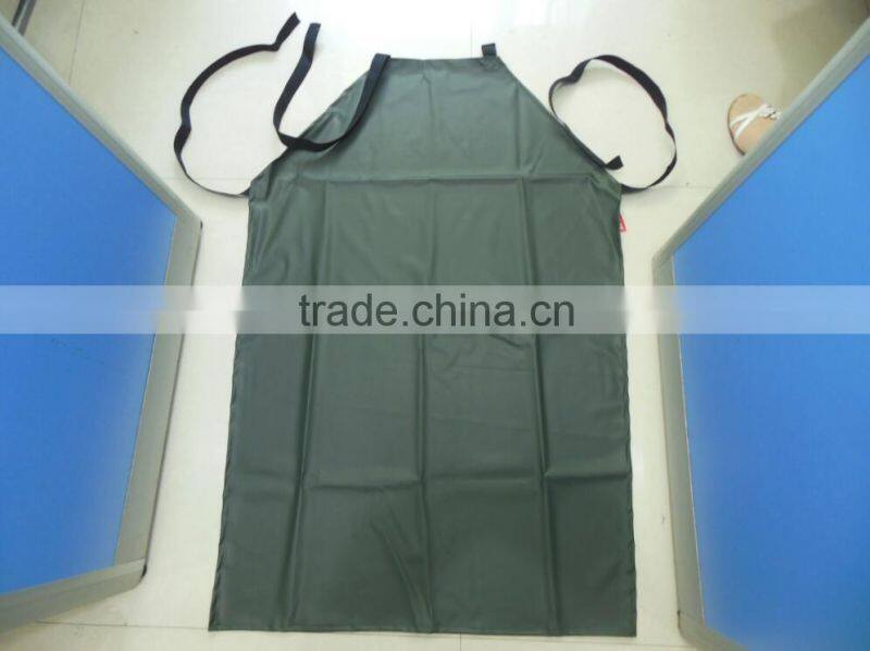 PVC water proof apron resist industrial wash logo