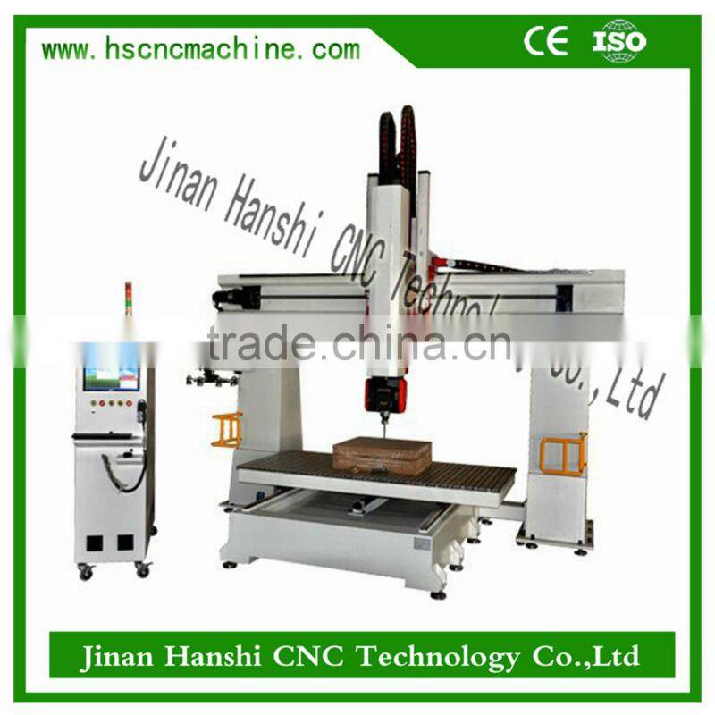 Jinan Hanshi 5 axis cnc router New Condition CNC Multi-use Woodworking Machine