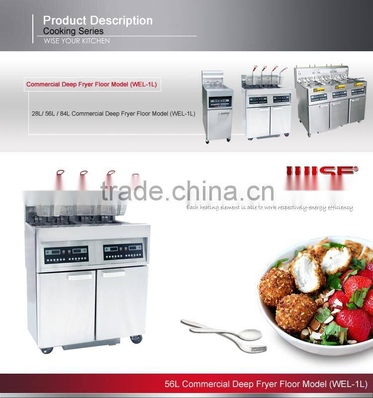 Top Quality Commercial Electric Deep Fryer Machine Free Standing