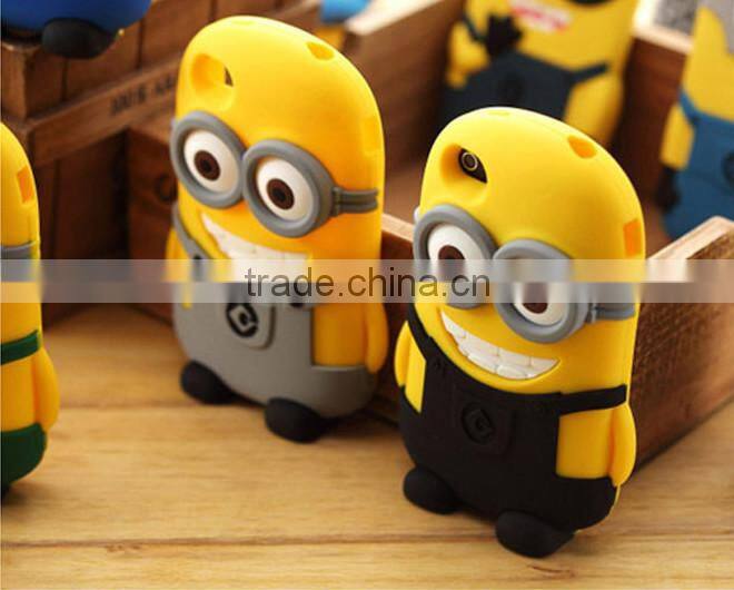 Hot selling soft silicon 3D cartoon case for samsung s5 case