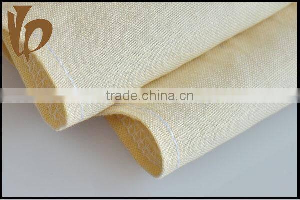 2016 new design China supplier pure linen flax fabric 9*9 200gsm for Garment
