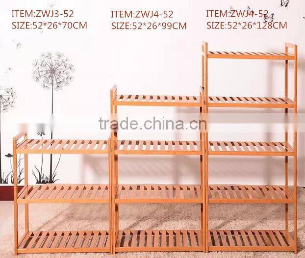 Bamboo shoes rack