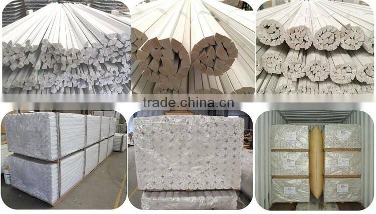 Floor Decoration Primer Wooden Shoe Moldings