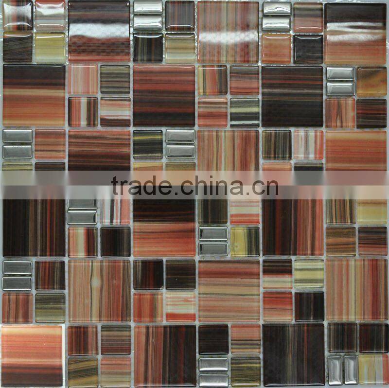 Outdoor Translucent Floor Strip Glass Crystal Mosaic Tile