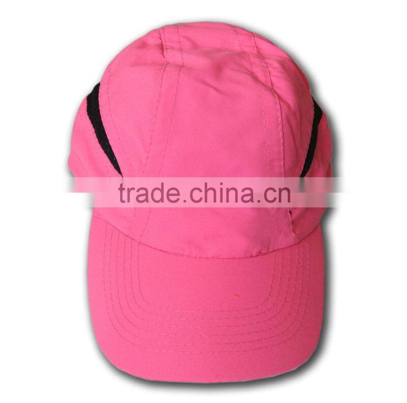customized microfiber running baseball cap