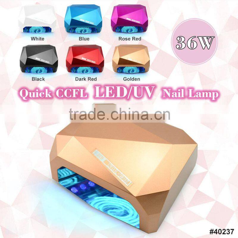 China professional good quality nail dryer 220-240V EU plug nail art 36w uv lamp