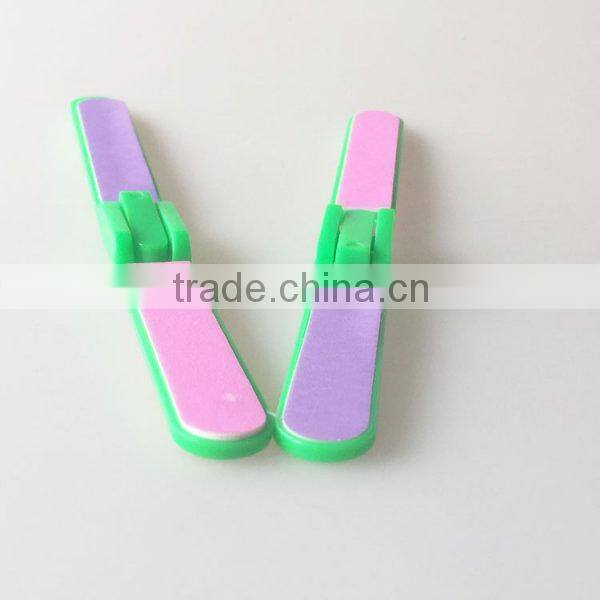 Free sample new style custom folding printed 4 way nail polish buffer and shiner disposable nail buffer supplier