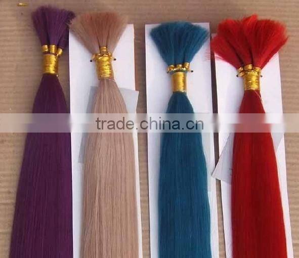 Factory supplier 100% remy 613# blond hair bulk