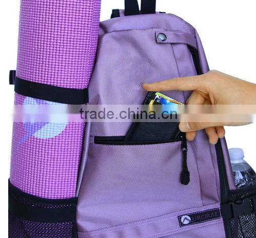 Yoga Mat Backpack; Multi-Purpose Crossbody Sling Backpack; Good for Hiking, Biking, Walking, Travel, Sport and Beach