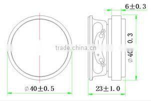 FBS40 loud bass speaker heavy bass speaker 40mm external spealer ( FBELE)