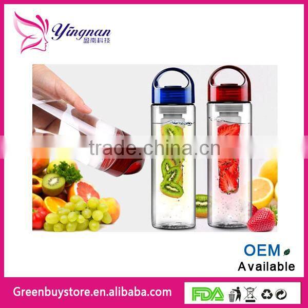 First Generation Tritan Fruit Infuser Water Bottle , Lemon Cap Water Bottle