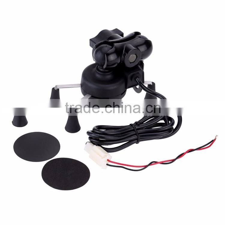 Universal X-Grip Motorcycle Scooter Cell Phone Cradle Holder, 12V USB Car Charger for iPhone Samsung HTC Sony Smart Phones
