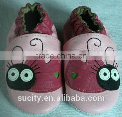 wholesale lovely soft sole baby leather shoes baby leather moccasins