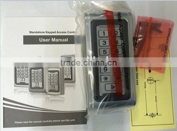 high quality waterproof remote access control Keypad access controller