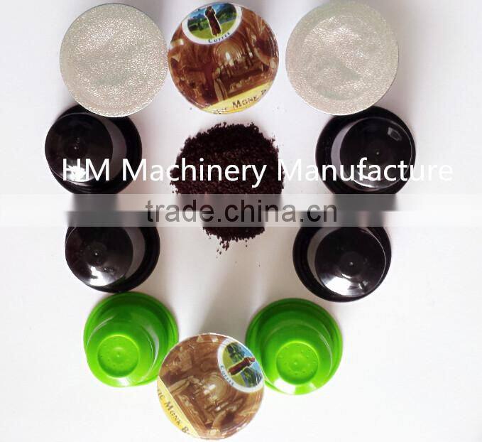 Hot sale Rotary Nespresso coffee filling sealing machine