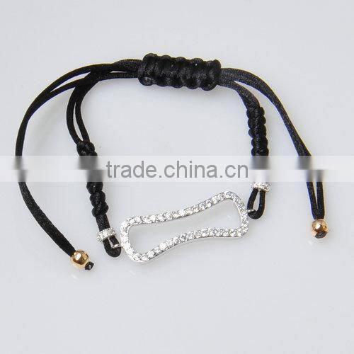 Fashion Rhodium Zircon Silver Ball bracelet