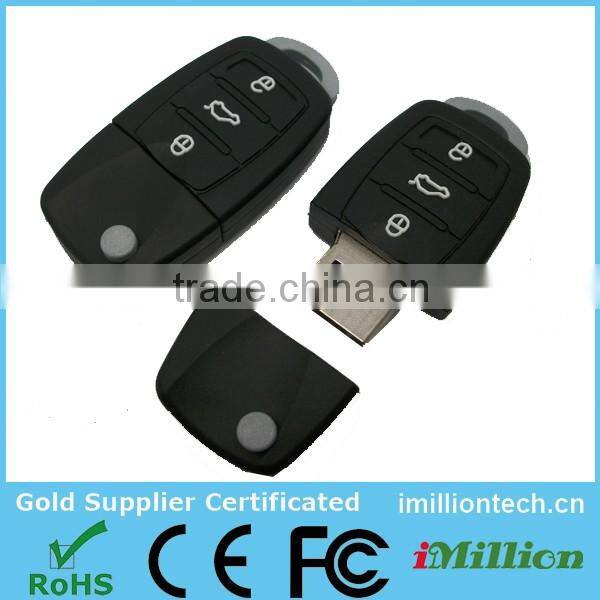 OEM PVC 2gb / 4gb USB Stick Car Key Shape USB Flash Drives With Free Sample Custom