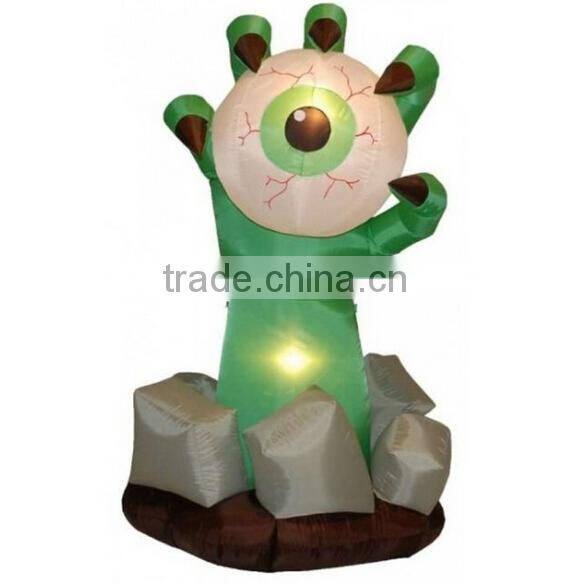 Halloween Inflatable Monster Hand with Eyeball