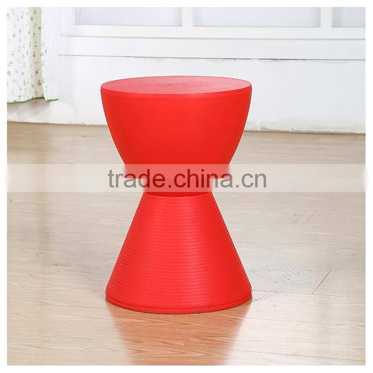 Plastic fitting stool shoe store