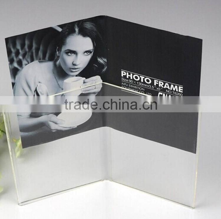 new arrival promotion bespoke good lucid acrylic photo frame cheap price