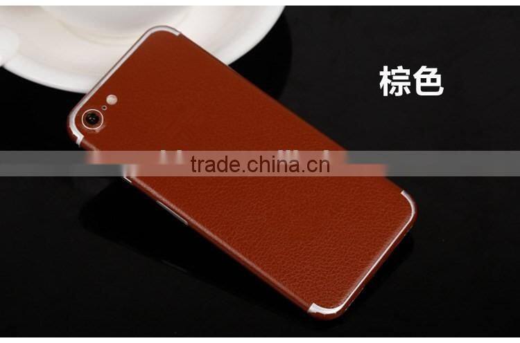 NEW Products for iPhone 7 plus leather sticker, vinyl sticker decal for iphone 7plus