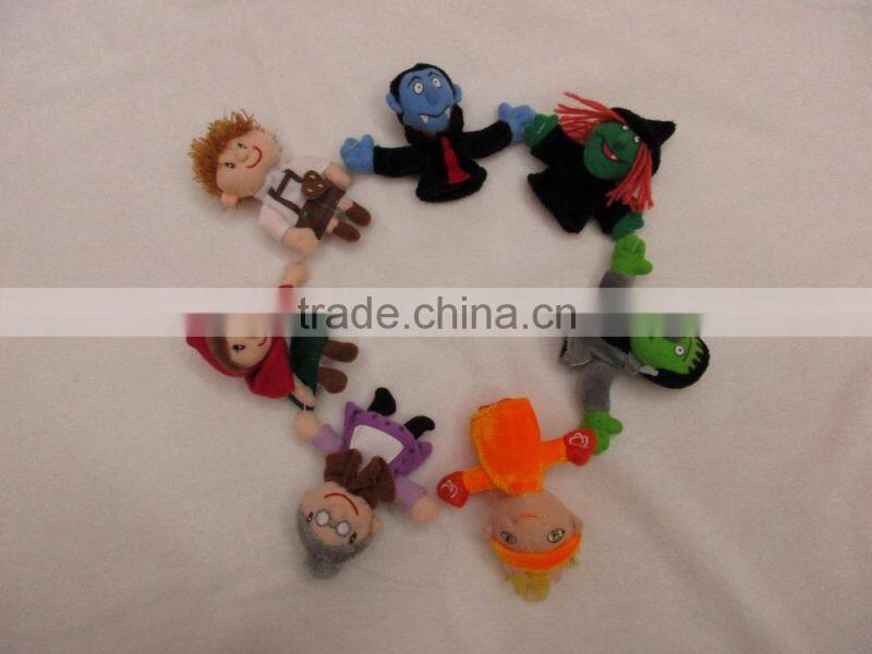 Mini cute plush animal finger puppet