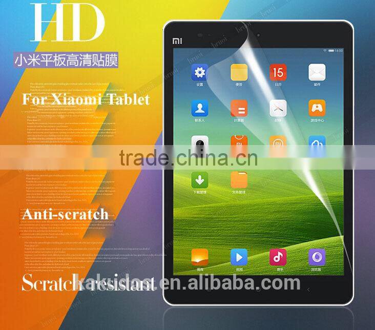 Wholesale PET High Clear / Anti-scratch Screen Protector for Xiaomi Tablet