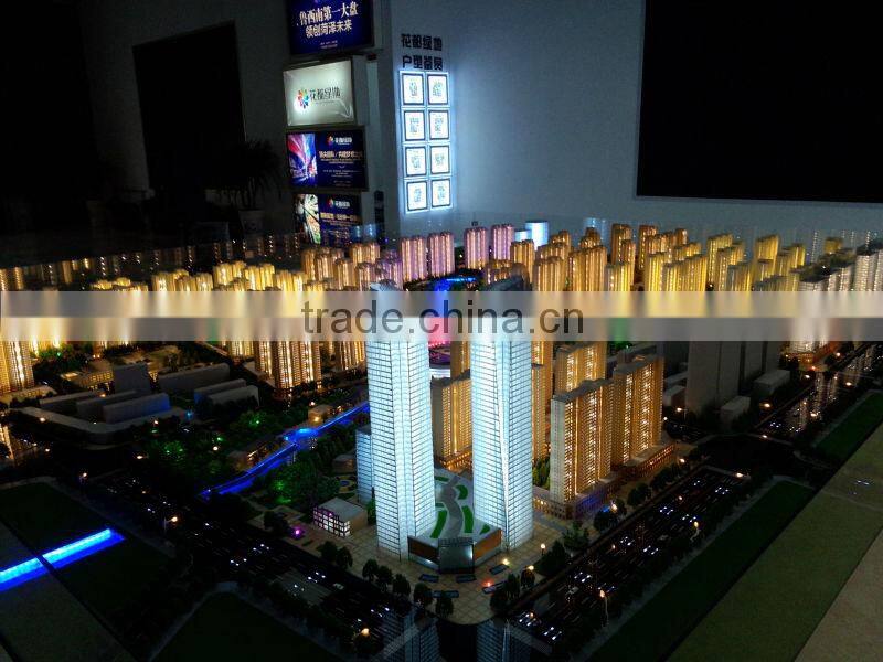 Apartments house miniature architectural model 1/150 for Real Estate