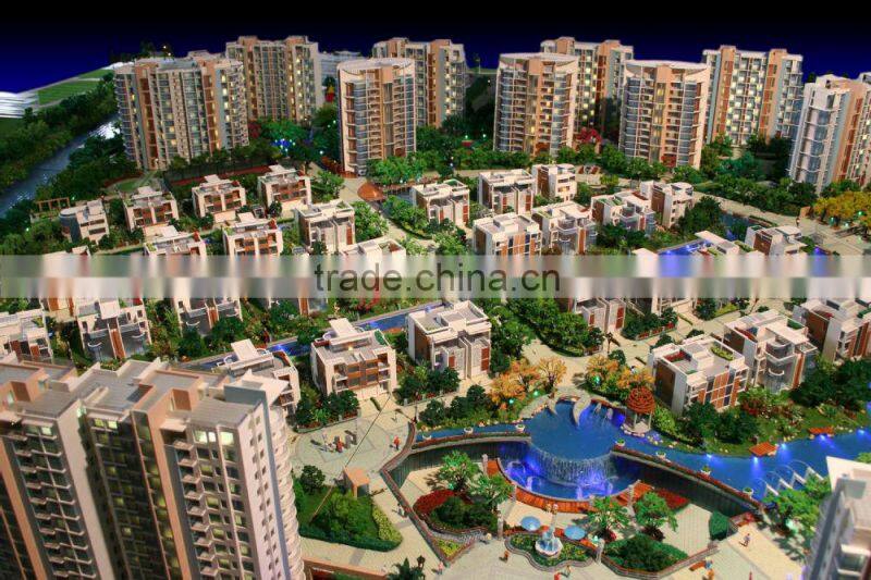 New product plastic miniature building scale model maker from China