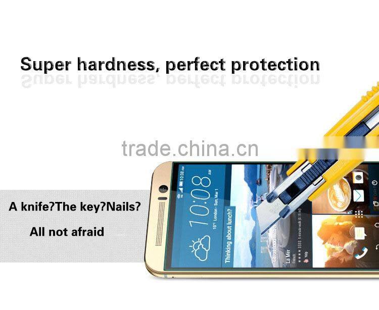New 0.3mm Super Clear Tempered Glass Screen Protector 2.5D Protective Film for HTC One M9