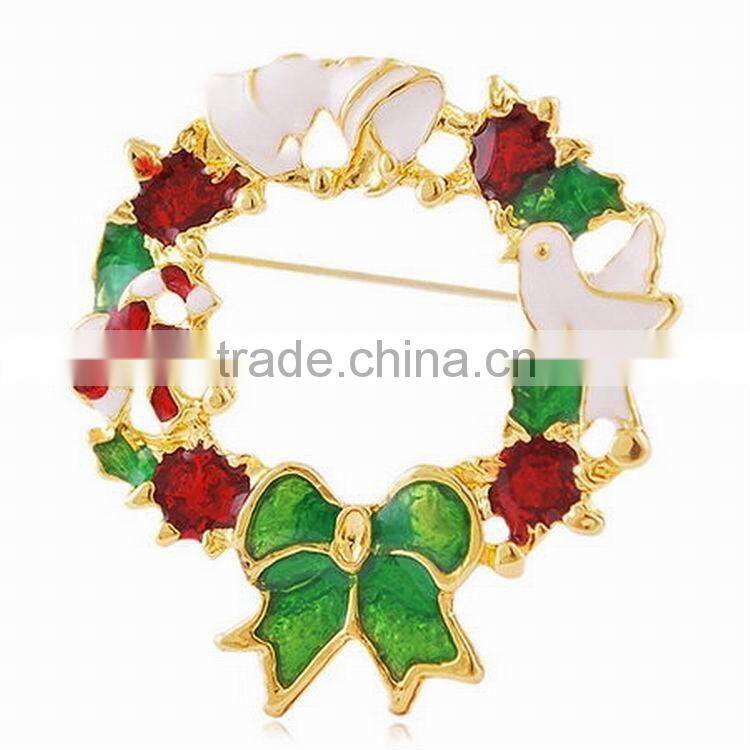 MMRM 1Pcs Vintage Christmas Snowman Brooch Pin Party Holiday Gift