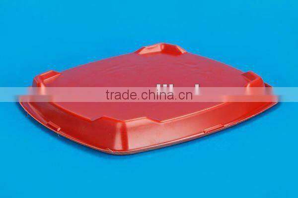 SM1-3123Red Printing Disposable Plastic Tray Blister