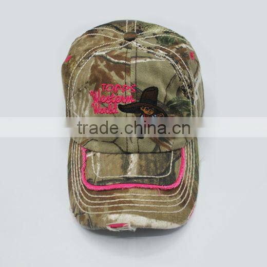 Beautiful ladies or girls camouflage caps(SU-BC2504)