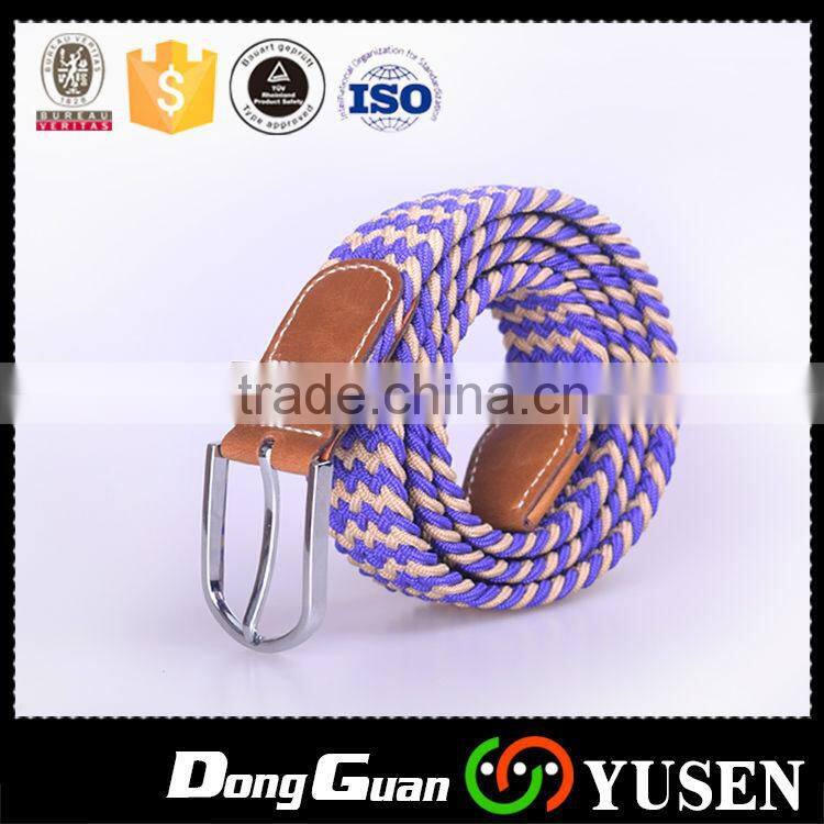 2015 Hot Selling Woven Fabric Thin Women Fashion Belts for sale