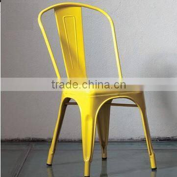 Vintage Industrial Metal Cafeteria Stool