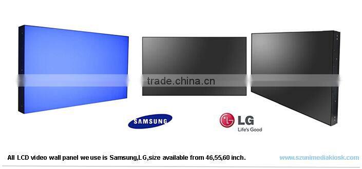 HD samsung 46 inch ultra narrow bezel lcd wall display