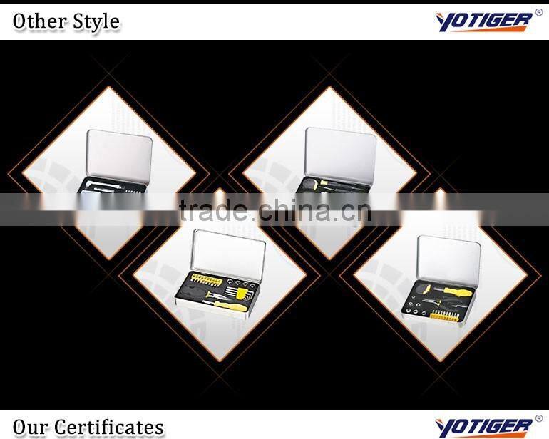 10Pcs Factory Supply Economic Tin Box Tool Set with Precision Screwdriver and Pliers