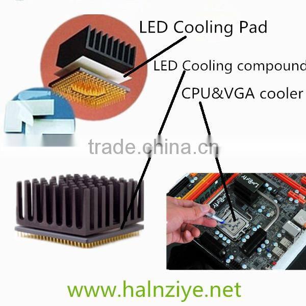 high thermal conductivity electric silicone thermal grease/compound/paste for LED/CPU/VGA heat sink