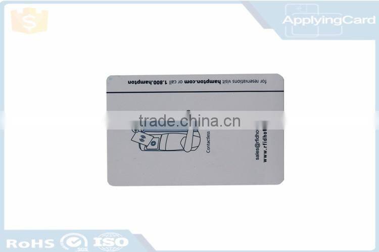 Access control PVC card contactless with signature panel from professional manufacturer