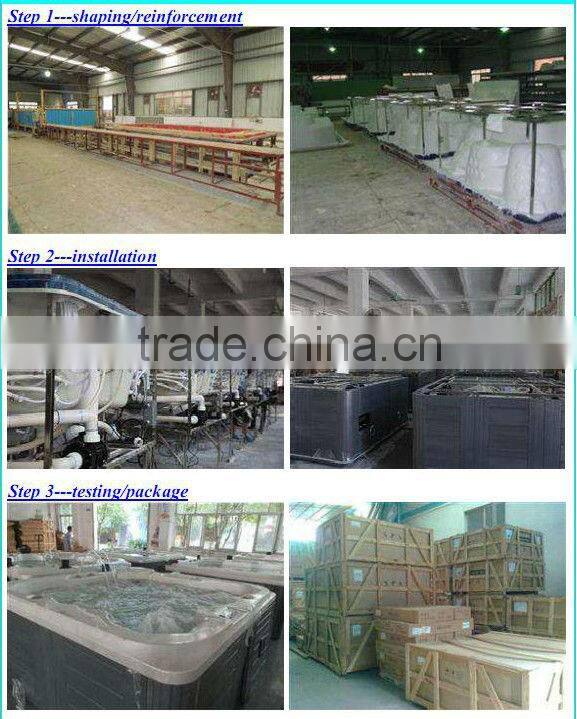 ROM4822 New design swimming pool spa with 4 pillows