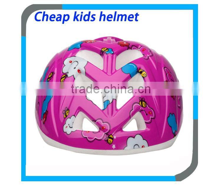 sky blue out-mold PVC toddler boy bike helmet,cheap small pink cross child safety bicycle helmet for kids