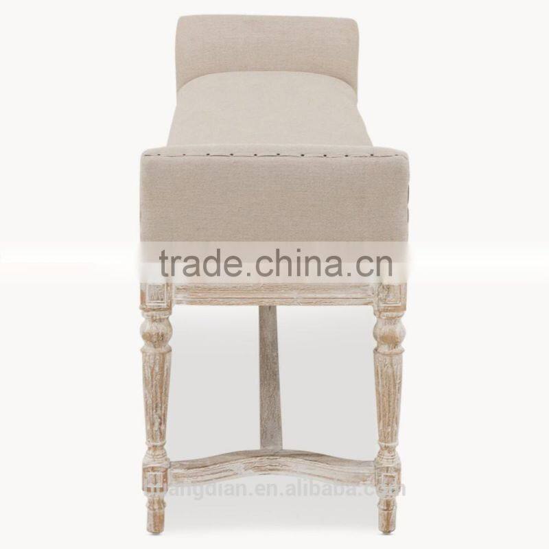 Marlborough Upholstered Bench ottoman modern furniture