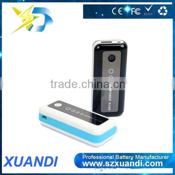 emergency accessories 5V 1A 5200mah lithium battery power bank for mobile phone