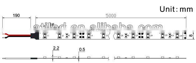 Green SMD 3528 led flexible strip light for Christmas sale
